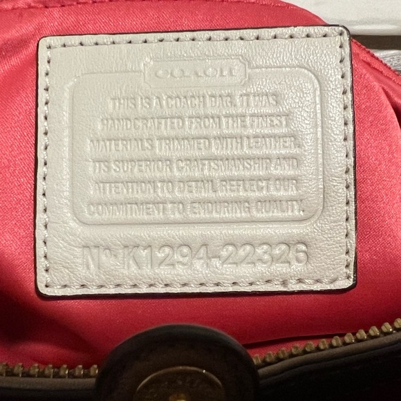 Coach Madison Metallica Op Art Carryall Leather Signature Shoulder Bag - Picture 5 of 10